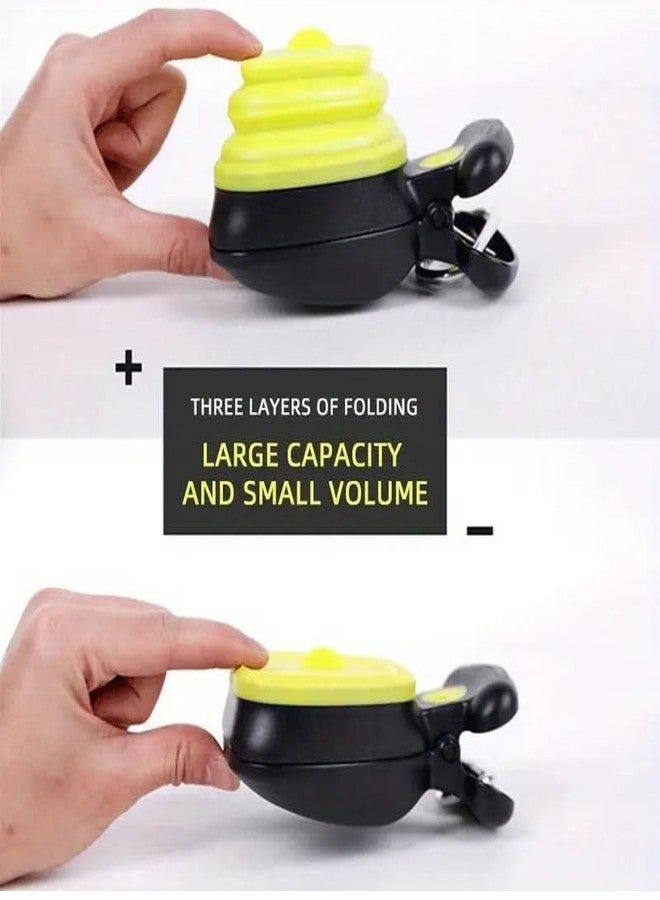 KsPups Dog Pooper Scooper, Portable Sanitary Dog Waste Pick Up, Pet Waste Cleaner for Outdoors with Expandable Waste Container and Clip for Outdoor Walking I Multicolor - Image 5